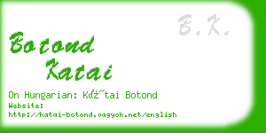 botond katai business card